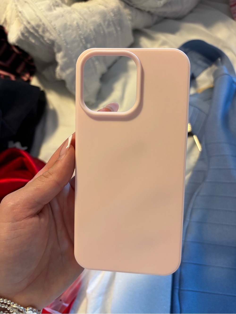 Pink Silicone iPhone Case - Slim Protective Cover